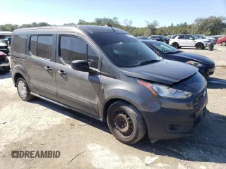 2021 Ford Transit Connect XL with VIN NM0GS9E29M1483542, listed as a Copart auction lot 44517225 with 81,500 mi miles and Salvage title. Bid and sale history available at DreamBid. Image 4.