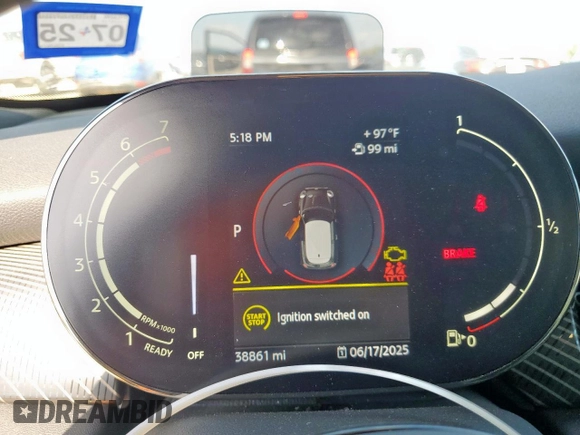 2023 MINI Hardtop Cooper S z VIN WMW53DH08P2S76236, wystawiony jako Copart lot #61500325 z przebiegiem 38 861 mil mil oraz Szkoda całkowita • Salvage title. Historia ofert i sprzedaży dostępna na DreamBid. Obrazek 9.