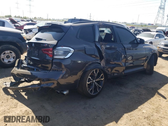 2020 BMW X3 M Competition with VIN 5YMTS0C04L9C48006, listed as a Copart auction lot 69702214 with 0 mi miles and Clean Title. Bid and sale history available at carsss.com. Image 3.