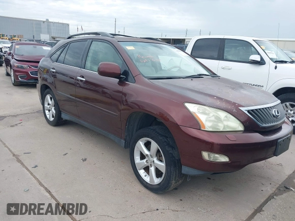 2008 Lexus RX 350 with VIN JTJGK31U680012447, listed as a IAAI auction lot 41844565 with 224,326 mi miles and . Bid and sale history available at DreamBid. Image 1.