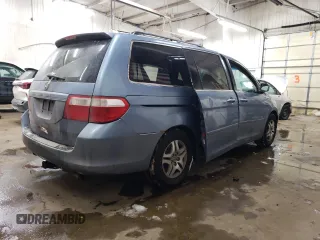 2006 Honda Odyssey EX-L with VIN 5FNRL38686B110104, listed as a Copart auction lot 44711765 with 231,197 mi miles and Salvage Title. Bid and sale history available at carsss.com. Image 3.