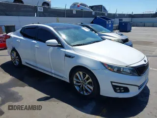 2015 Kia Optima SX Turbo with VIN 5XXGR4A63FG470724, listed as a IAAI auction lot 42006500 with 188,422 mi miles. Bid and sale history available at carsss.com. Image 1.