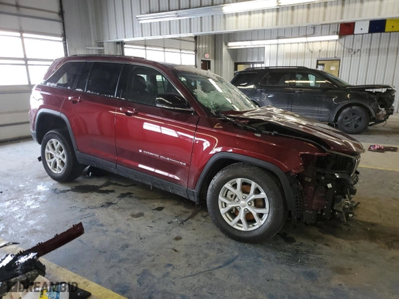 2023 Jeep Grand Cherokee Limited with VIN 1C4RJHBG9PC517058, listed as a Copart auction lot 43513915 with 0 mi miles and Non Repairable. Bid and sale history available at carsss.com. Image 4.