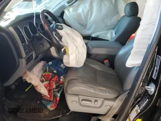 2016 Toyota Sequoia Platinum with VIN 5TDDW5G17GS129498, listed as a Copart auction lot 89099455 with 0 mi miles and Salvage Title. Bid and sale history available at carsss.com. Image 7.