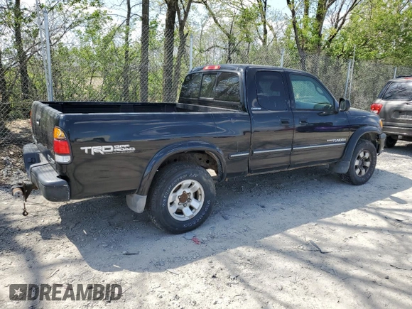 2000 Toyota Tundra Limited with VIN 5TBBT4818YS094411, listed as a Copart auction lot 54187785 with 287,047 mi miles and Clean Title. Bid and sale history available at DreamBid. Image 3.