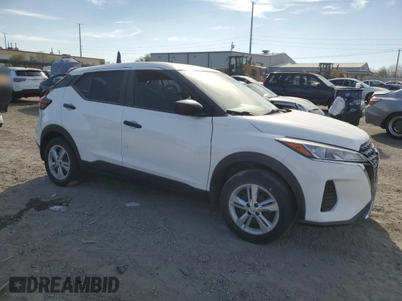 2021 Nissan Kicks S z VIN 3N1CP5BV1ML529192, wystawiony jako Copart lot #50658615 z przebiegiem Nie podano mil oraz Szkoda całkowita • Salvage title. Historia ofert i sprzedaży dostępna na DreamBid. Obrazek 4.