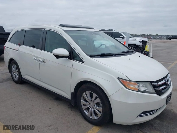 2016 Honda Odyssey EX-L with VIN 5FNRL5H68GB112223, listed as a IAAI auction lot 42056616 with 126,285 mi miles. Bid and sale history available at carsss.com. Image 1.