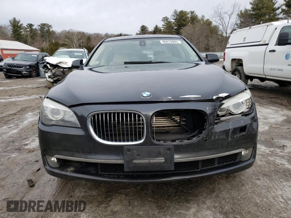 2011 BMW 7 Series 750Li xDrive with VIN WBAKC8C57BC434453, listed as a Copart auction lot 46473665 with 129,354 mi miles and Clean Title. Bid and sale history available at carsss.com. Image 5.