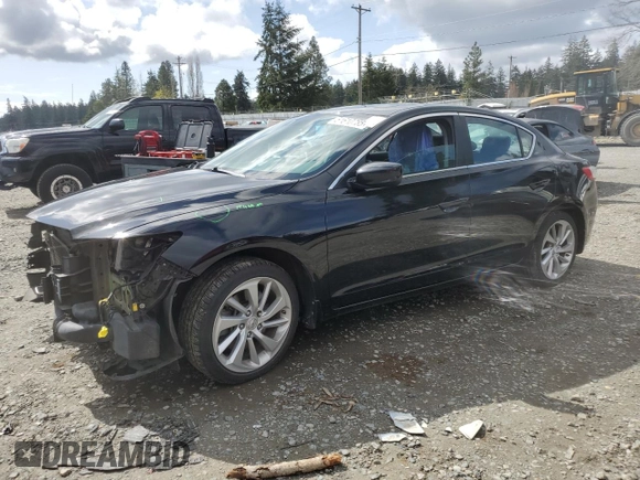 2017 Acura ILX w/Premium Pkg with VIN 19UDE2F71HA004701, listed as a Copart auction lot 51610785 with 82,600 mi miles and Salvage Title. Bid and sale history available at carsss.com. Image 1.
