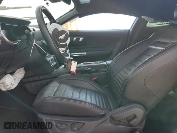 2022 Ford Mustang Mach 1 with VIN 1FA6P8R0XN5551110, listed as a Copart auction lot 43288855 with Not provided miles and Salvage title. Bid and sale history available at DreamBid. Image 7.