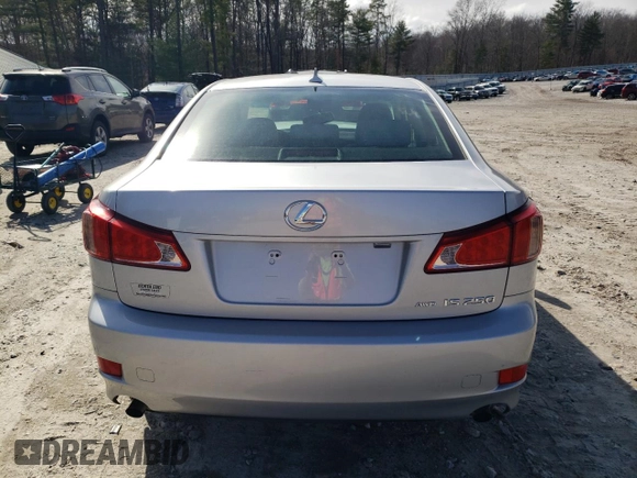 2012 Lexus IS 250 with VIN JTHCF5C21C5057688, listed as a Copart auction lot 49418215 with 152,707 mi miles and Non Repairable. Bid and sale history available at DreamBid. Image 6.