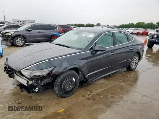 2020 Hyundai Sonata SEL z VIN 5NPEF4JA8LH022760, wystawiony jako Copart lot #54859015 z przebiegiem 7910 mil mil oraz Szkody całkowita. Historia ofert i sprzedaży dostępna na DreamBid. Obrazek 1.
