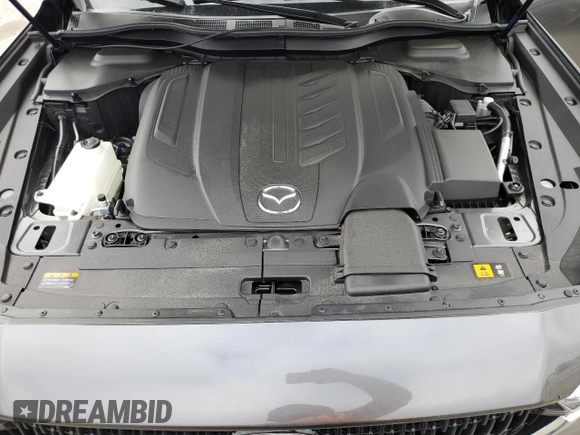 2024 Mazda CX-90 Preferred with VIN JM3KKBHDXR1167423, listed as a Copart auction lot 43914955 with 11,173 mi miles and Salvage title. Bid and sale history available at DreamBid. Image 12.