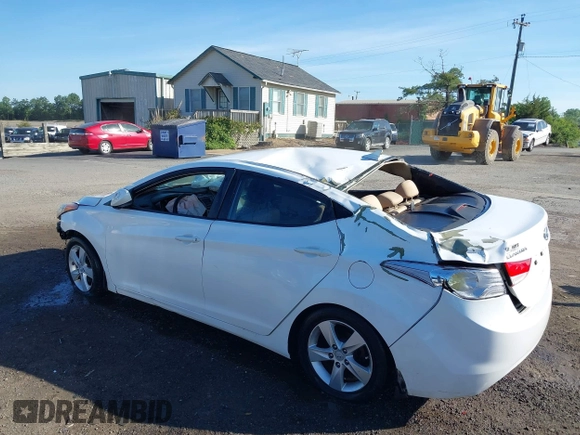 2013 Hyundai Elantra GLS with VIN 5NPDH4AEXDH272852, listed as a IAAI auction lot 42287071 with 255,478 mi miles and . Bid and sale history available at DreamBid. Image 3.