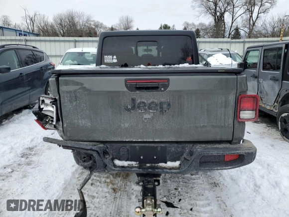2022 Jeep Gladiator Texas Trail with VIN 1C6HJTAG4NL170016, listed as a Copart auction lot 44982765 with 35,542 mi miles and Salvage title. Bid and sale history available at DreamBid. Image 6.