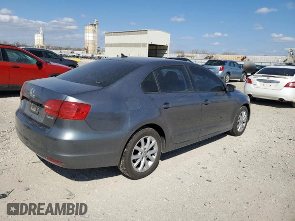 2012 Volkswagen Jetta Sedan SE w/Convenience with VIN 3VWDX7AJ2CM384049, listed as a Copart auction lot 50844455 with 183,776 mi miles and Clean Title. Bid and sale history available at carsss.com. Image 3.