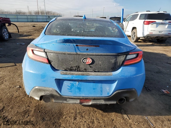 2023 Toyota GR86 Premium with VIN JF1ZNBE1XP9756310, listed as a Copart auction lot 43041085 with 13,016 mi miles and Salvage Title. Bid and sale history available at carsss.com. Image 6.