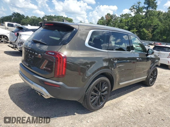 2020 Kia Telluride SX with VIN 5XYP54HC5LG036318, listed as a Copart auction lot 65698205 with 117,914 mi miles and Clean title. Bid and sale history available at DreamBid. Image 3.