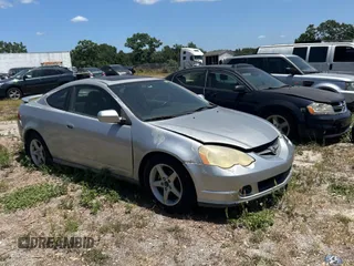 2004 Acura RSX with VIN JH4DC54874S003217, listed as a Copart auction lot 55529855 with 133,903 mi miles and Clean Title. Bid and sale history available at carsss.com. Image 1.