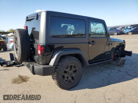 2018 Jeep Wrangler Sport S with VIN 1C4GJWAG6JL896637, listed as a Copart auction lot 53519955 with 62,504 mi miles and Salvage title. Bid and sale history available at DreamBid. Image 3.