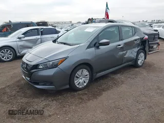 2023 Nissan LEAF S z VIN 1N4AZ1BV3PC556584, wystawiony jako IAAI lot #41515949 z przebiegiem 27 338 mil mil oraz . Historia ofert i sprzedaży dostępna na DreamBid. Obrazek 2.