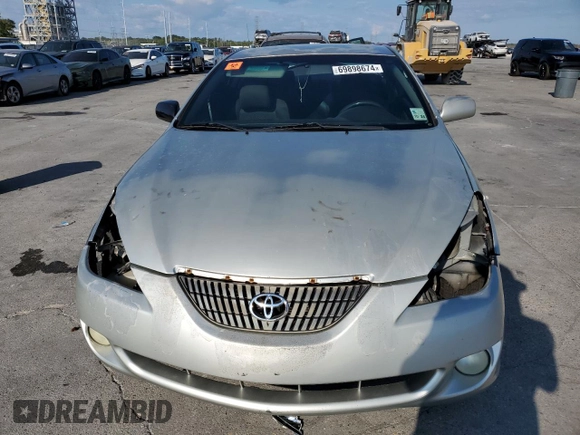 2004 Toyota Solara SE with VIN 4T1CE38P54U854252, listed as a Copart auction lot 69898674 with 185,557 mi miles and Salvage Title. Bid and sale history available at DreamBid. Image 5.