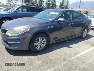 2017 Kia Optima LX with VIN 5XXGT4L31HG132925, listed as a Copart auction lot 55128155 with 225,030 mi miles and Clean Title. Bid and sale history available at carsss.com. Image 1.