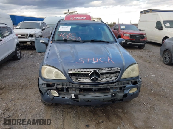 2005 Mercedes-Benz M 350 with VIN 4JGAB57E55A551762, listed as a IAAI auction lot 40800022 with 174,828 mi miles and . Bid and sale history available at DreamBid. Image 6.