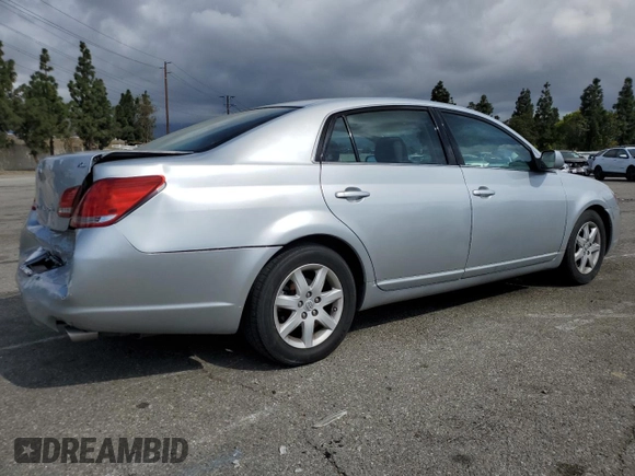 2007 Toyota Avalon XL with VIN 4T1BK36B87U214245, listed as a Copart auction lot 51054195 with 154,800 mi miles and Salvage Title. Bid and sale history available at carsss.com. Image 3.