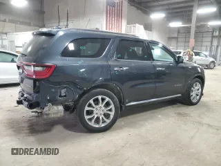 2016 Dodge Durango Citadel Anodized Platinum z VIN 1C4SDJET4GC402022, wystawiony jako Copart lot #41551524 z przebiegiem 84 221 mil mil oraz . Historia ofert i sprzedaży dostępna na DreamBid. Obrazek 3.