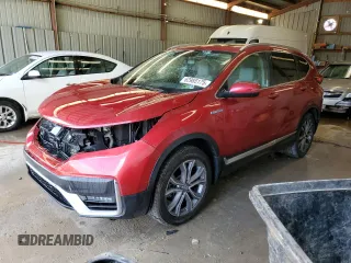 2021 Honda CR-V Touring with VIN 7FART6H93ME005287, listed as a Copart auction lot 62985175 with 45,283 mi miles and Salvage title. Bid and sale history available at DreamBid. Image 1.