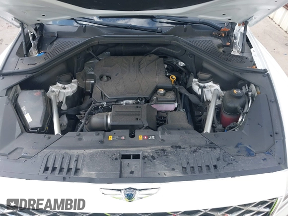 2023 Genesis GV80 with VIN KMUHBDSB2PU105268, listed as a IAAI auction lot 40791181 with 21,569 mi miles and . Bid and sale history available at DreamBid. Image 10.
