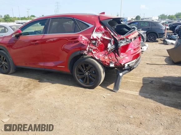 2020 Lexus NX 300h with VIN JTJGJRDZ6L2140536, listed as a IAAI auction lot 42591125 with 49,770 mi miles and . Bid and sale history available at DreamBid. Image 3.