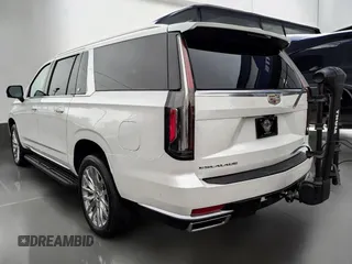 2021 Cadillac Escalade ESV Premium Luxury z VIN 1GYS4KKL7MR4240XX, wystawiony jako Copart lot #53200145 z przebiegiem 43 652 mil mil oraz Czysty tytuł • Clean title. Historia ofert i sprzedaży dostępna na DreamBid. Obrazek 3.