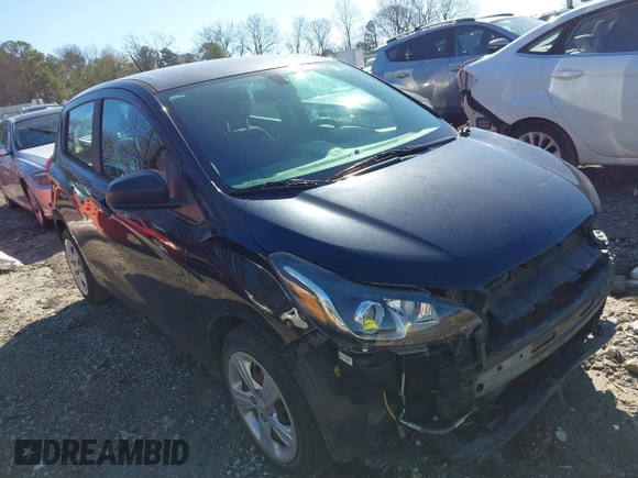 2020 Chevrolet Spark LS with VIN KL8CB6SA1LC464782, listed as a IAAI auction lot 41585472 with 78,273 mi miles and . Bid and sale history available at DreamBid. Image 1.
