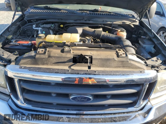 2003 Ford Super Duty F-250 XL with VIN 1FTNX21S03EB08722, listed as a Copart auction lot 75127904 with 95,623 mi miles and Salvage Title. Bid and sale history available at carsss.com. Image 11.