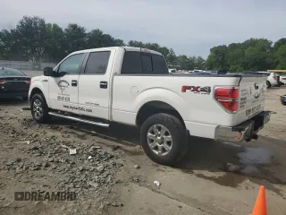 2013 Ford F-150 XL with VIN 1FTFW1EF9DKE66144, listed as a Copart auction lot 58134795 with 150,726 mi miles and Salvage title. Bid and sale history available at DreamBid. Image 2.