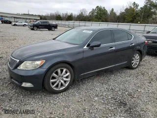 2007 Lexus LS 460 with VIN JTHBL46F975003803, listed as a Copart auction lot 44532324 with 179,262 mi miles and Salvage Title. Bid and sale history available at carsss.com. Image 1.