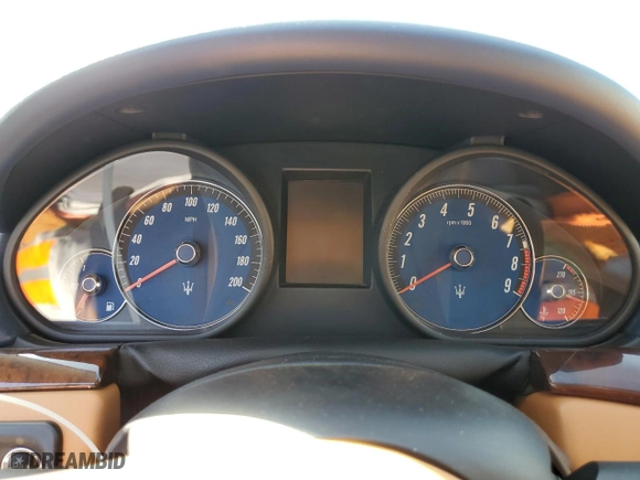 2013 Maserati GranTurismo Sport with VIN ZAM45VLA1D0073223, listed as a Copart auction lot 73426734 with 0 mi miles and Salvage Title. Bid and sale history available at carsss.com. Image 9.