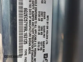 2009 Pontiac G8 GT with VIN 6G2EC57Y99L163125, listed as a Copart auction lot 74357824 with 101,261 mi miles and Salvage Title. Bid and sale history available at carsss.com. Image 12.