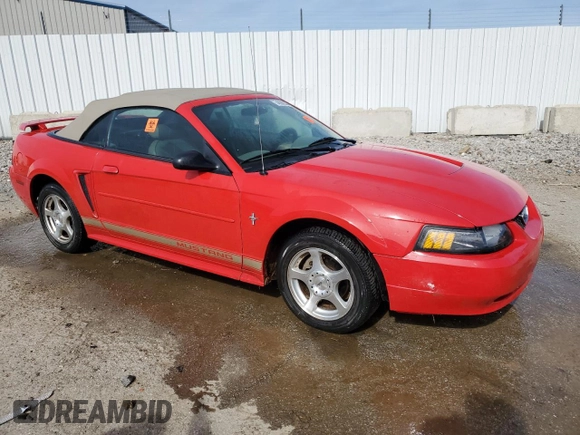 2003 Ford Mustang Deluxe z VIN 1FAFP44403F407589, wystawiony jako Copart lot #54002265 z przebiegiem 176 019 mil mil oraz Nie do naprawy • Non repairable. Historia ofert i sprzedaży dostępna na DreamBid. Obrazek 4.