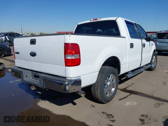 2008 Ford F-150 XLT with VIN 1FTPW12V48FC07351, listed as a IAAI auction lot 41794480 with 190,946 mi miles. Bid and sale history available at carsss.com. Image 4.