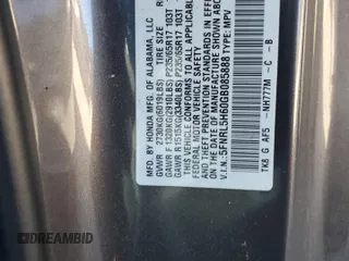 2016 Honda Odyssey EX-L with VIN 5FNRL5H60GB085888, listed as a Copart auction lot 50439075 with 167,129 mi miles and Salvage Title. Bid and sale history available at carsss.com. Image 14.