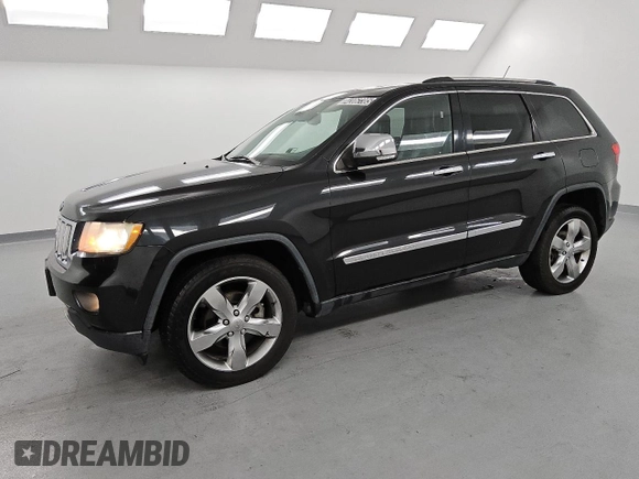 2013 Jeep Grand Cherokee Overland with VIN 1C4RJECT3DC534007, listed as a Copart auction lot 42062385 with 127,873 mi miles and Clean Title. Bid and sale history available at carsss.com. Image 1.