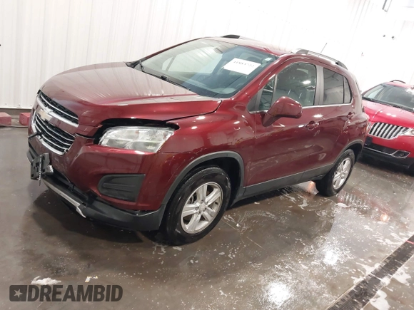 2016 Chevrolet Trax LT with VIN 3GNCJPSB4GL275165, listed as a IAAI auction lot 41883722 with 76,592 mi miles. Bid and sale history available at carsss.com. Image 18.