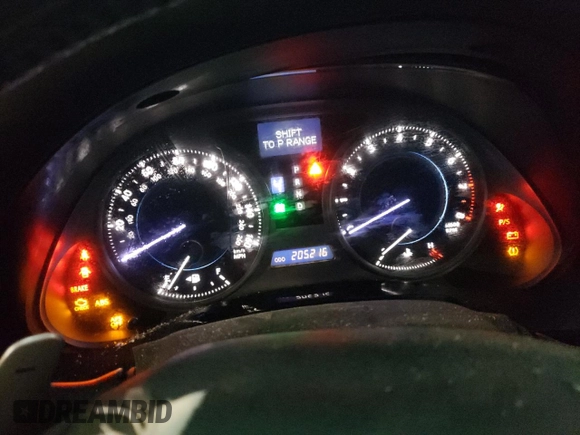 2008 Lexus IS 250 with VIN JTHCK262X85022998, listed as a Copart auction lot 54437675 with 205,216 mi miles and Non repairable. Bid and sale history available at DreamBid. Image 9.