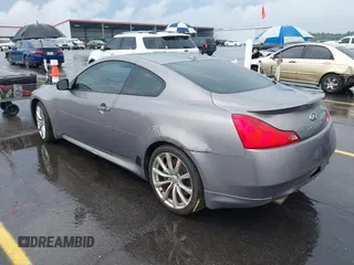 2008 Infiniti G37 Coupe Journey with VIN JNKCV64E48M129398, listed as a IAAI auction lot 42118285 with 190,363 mi miles. Bid and sale history available at carsss.com. Image 3.