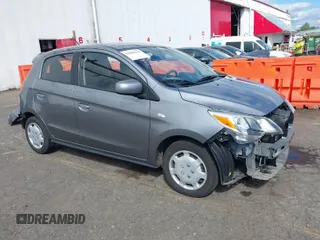 2022 Mitsubishi Mirage ES z VIN ML32AUHJ9NH003355, wystawiony jako IAAI lot #42085618 z przebiegiem 44 385 mil mil oraz . Historia ofert i sprzedaży dostępna na DreamBid. Obrazek 1.