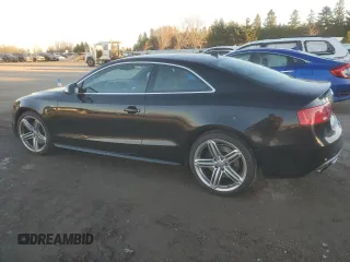 2013 Audi S5 Technik with VIN WAULGBFR5DA001801, listed as a Copart auction lot 79536544 with 111,996 mi miles and Salvage Title. Bid and sale history available at carsss.com. Image 2.