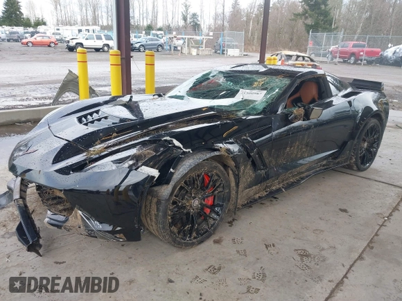2015 Chevrolet Corvette Z06 3LZ with VIN 1G1YU2D67F5606353, listed as a IAAI auction lot 41500987 with 20,876 mi miles. Bid and sale history available at carsss.com. Image 17.